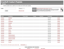 Tablet Screenshot of coduripostale.cryssoft.com
